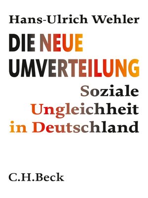 cover image of Die neue Umverteilung